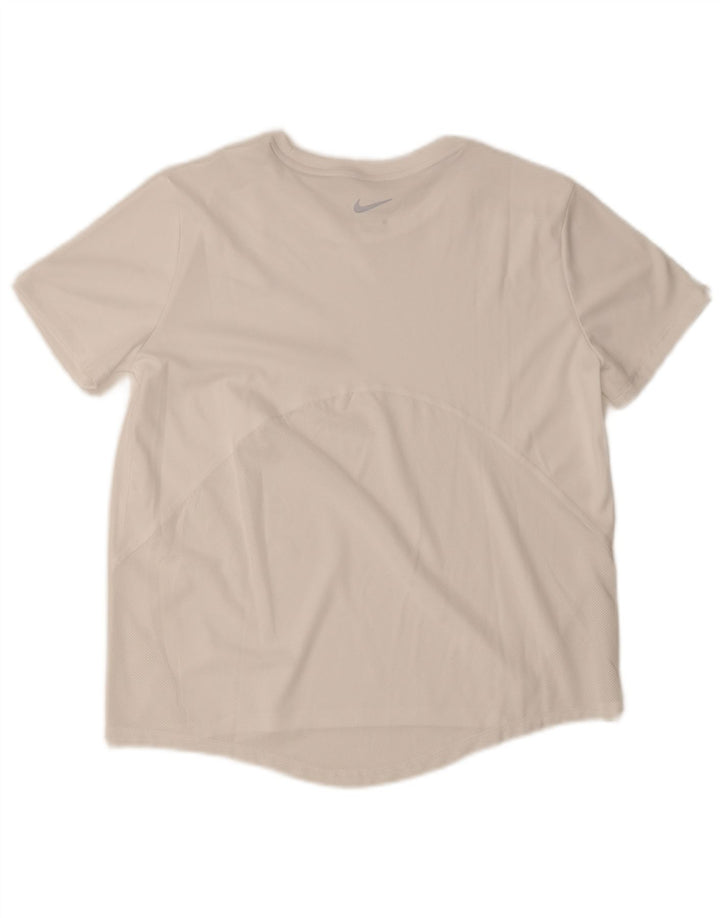 Camiseta Nike Masculina Dri Fit Top Médio Branco