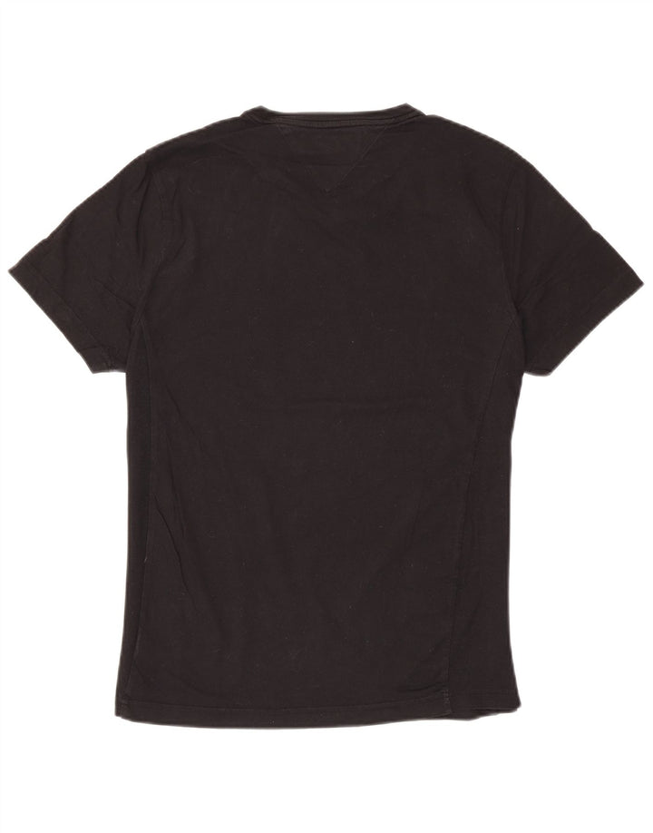 Tommy Hilfiger Camiseta masculina Top Médio Preto