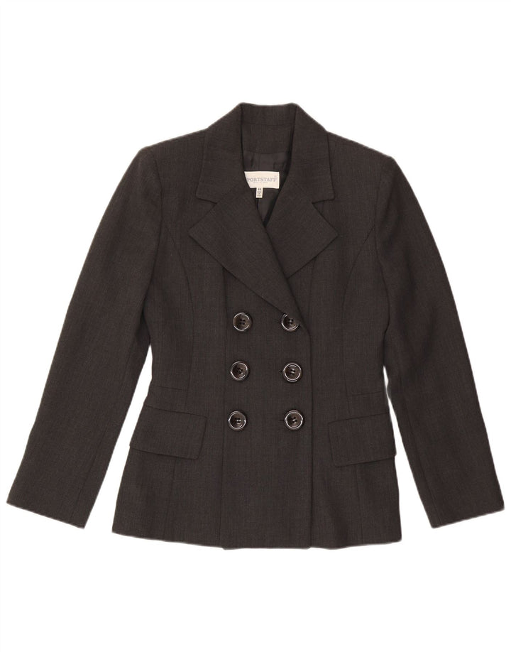 Jaqueta blazer feminina SPORTSTAFF com peito duplo IT 44 lã cinza médio