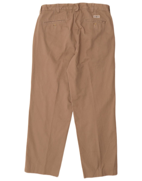 Polo Ralph Lauren Calça Chino Masculina Reta W34 L28 Algodão Bege