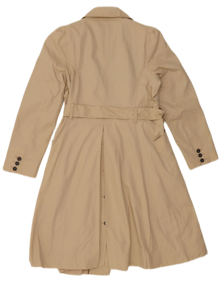 Zara Womens Trench Coat Reino Unido 14 Grande Bege