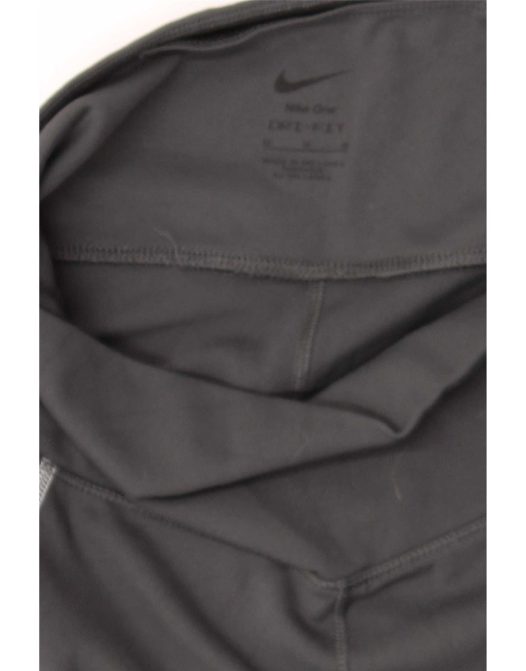 Leggings Nike Dri Fit Crop Femininas UK 12 Médio Preto Poliéster