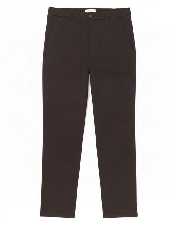 Calça Chino Masculina Marks & Spencer Regular Fit W32 L31 Algodão Preto