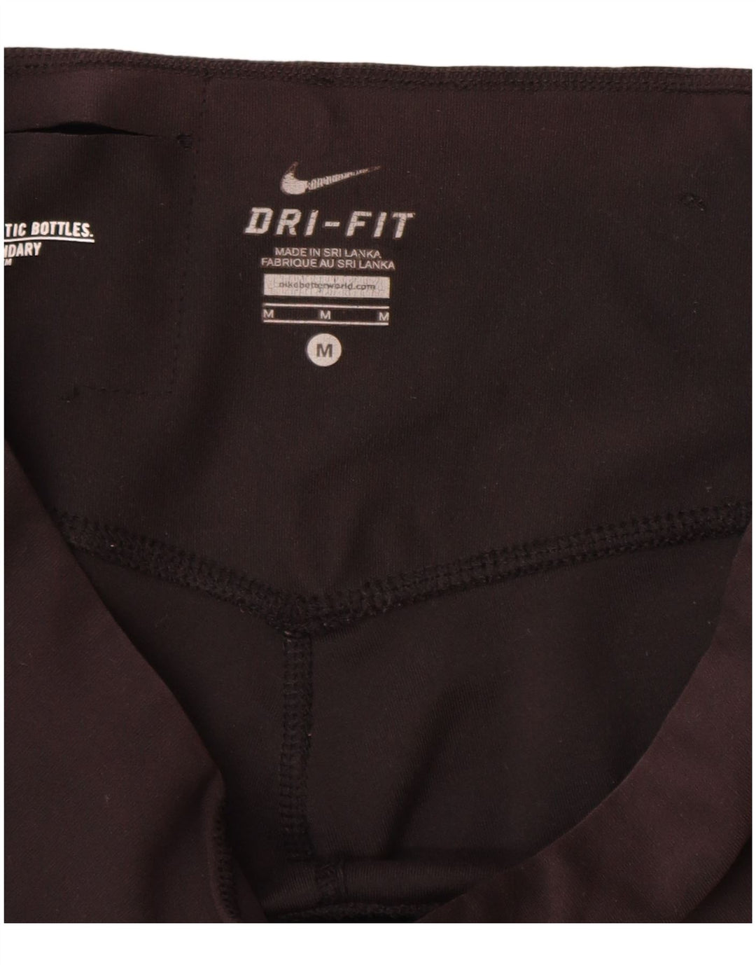 Leggings Nike Dri Fit Capri UK 12 Médio Preto Poliéster