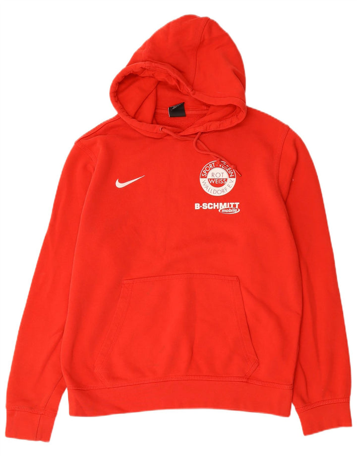 Nike Mens Graphic Hoodie Jumper Médio Algodão Vermelho