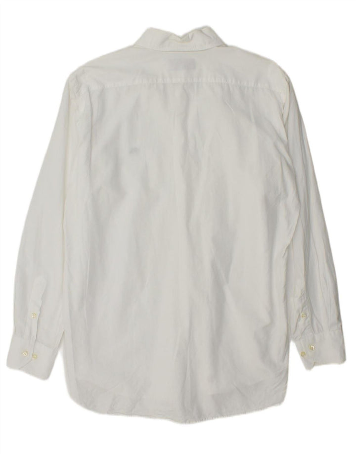 Camisa masculina ETRO Milano grande algodão branco