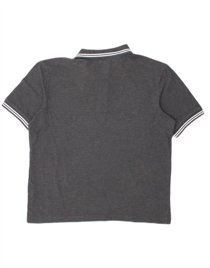 Camisa polo masculina FILA XL cinza algodão