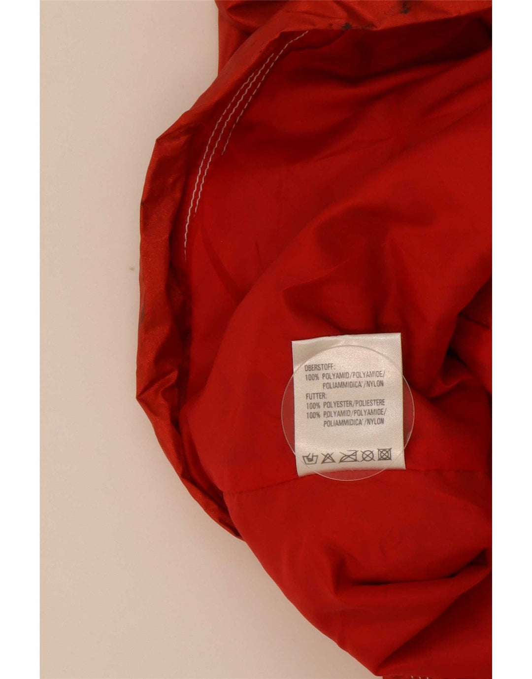 Jaqueta de chuva masculina Killtec com capuz Duffle UK 46 3XL poliamida vermelha