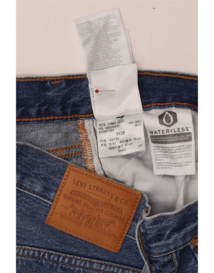 Saia jeans feminina Levi's W28 algodão azul médio