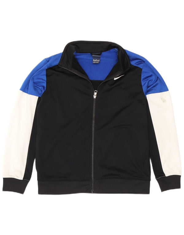 Jaqueta Nike Boys Tracksuit Top 13-14 Anos XL Preto Colorblock Poliéster