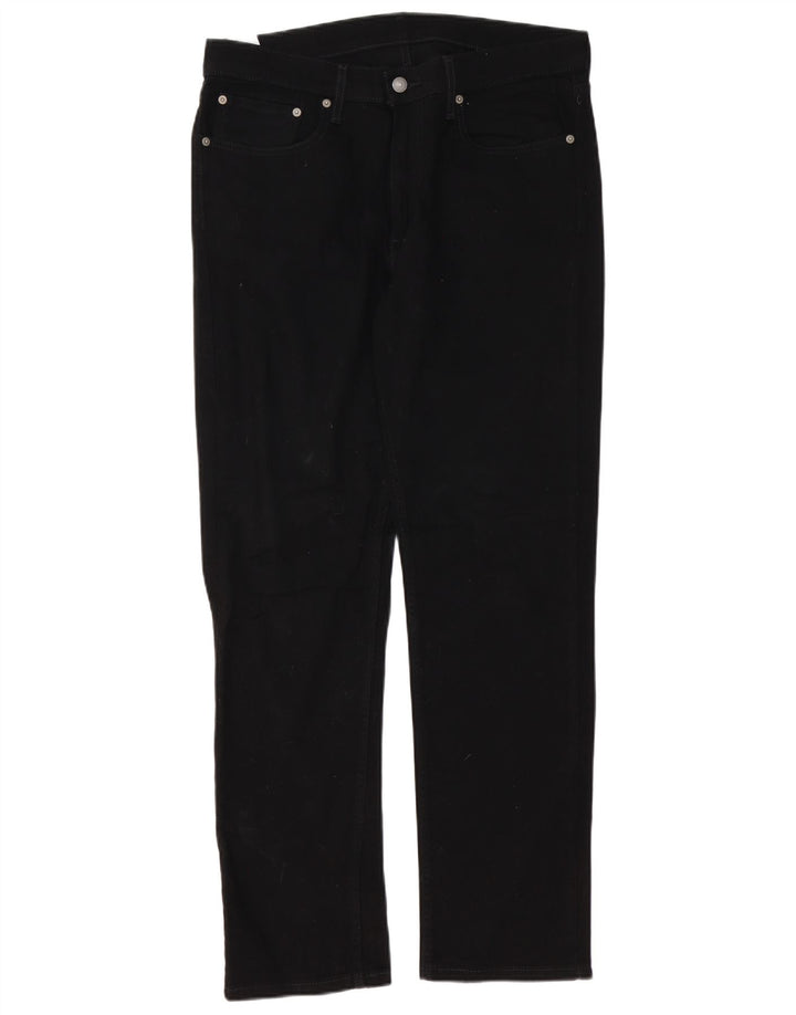 Jeans Levis 514 Straight Masculino W34 L32 Algodão Preto