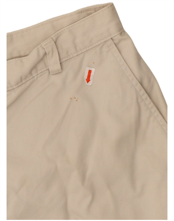 Shorts Chino feminino Eddie Bauer EUA 10 grande W30 branco