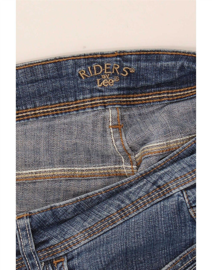 Lee Womens Riders Bootcut Jeans US 12 Grande W33 L27 Azul Algodão