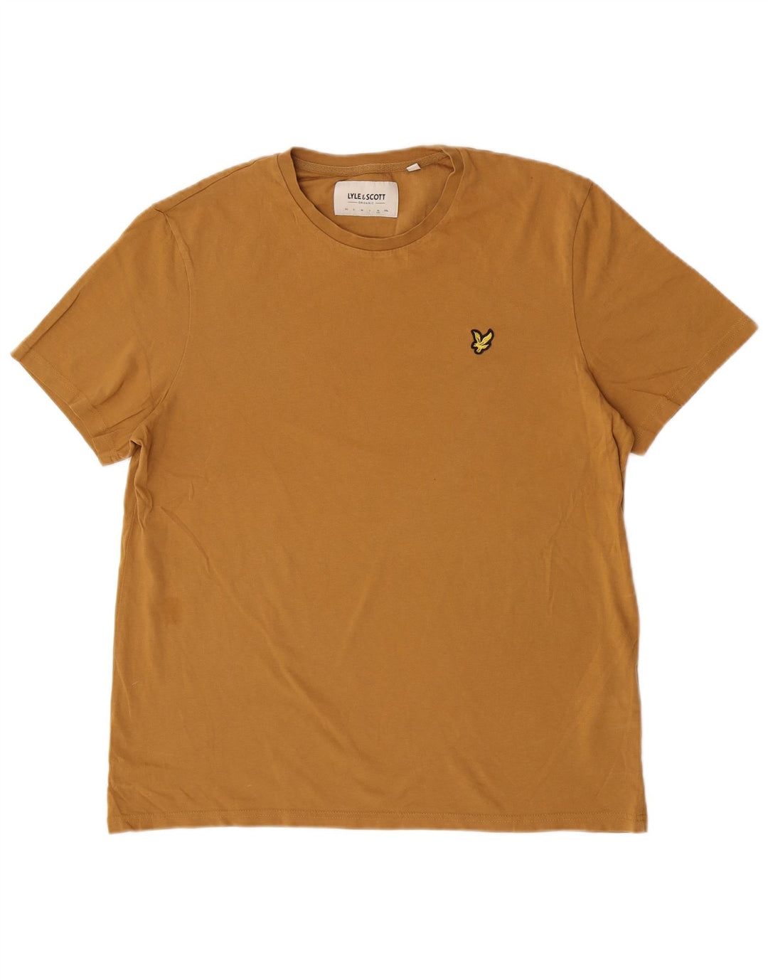 Camiseta masculina Lyle & Scott Top XL algodão marrom