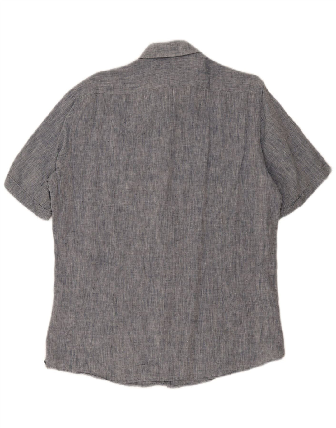 Camisa masculina de manga curta Hugo Boss grande algodão azul