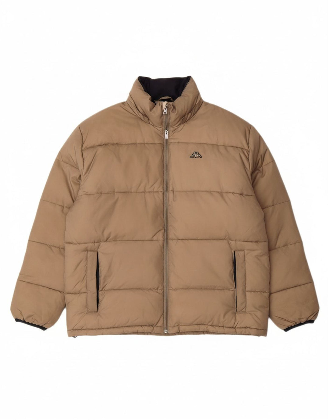 Jaqueta acolchoada masculina KAPPA UK 40 grande cinza poliamida