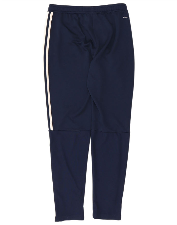Calça de treino masculina Adidas Climalite médio azul marinho poliéster