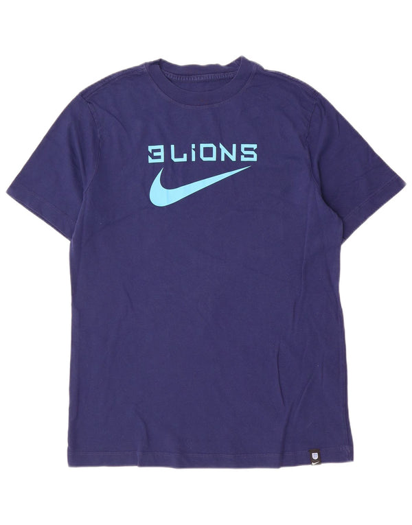 Camiseta Nike Masculina Loose Fit Graphic Top XS Azul Marinho Algodão