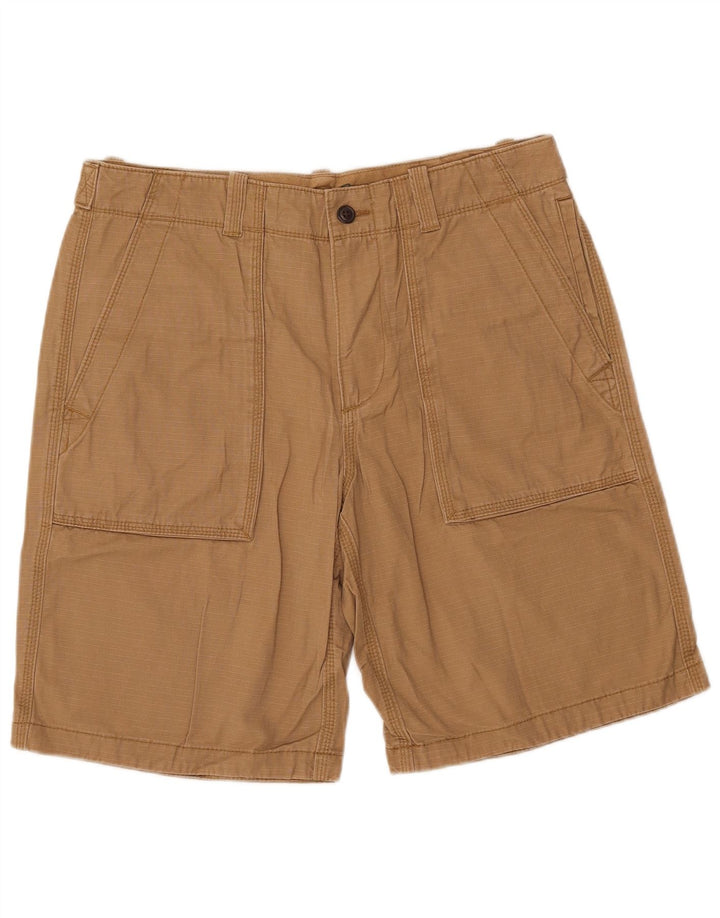 EDDIE BAUER Mens Chino Shorts W34 Grande Algodão Bege