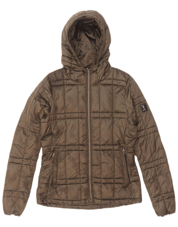 Jaqueta acolchoada com capuz Refrigue Womens Evolution UK 6 XS cinza