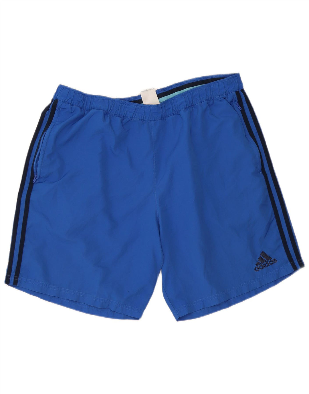 Shorts esportivos masculinos Adidas XL azul poliéster