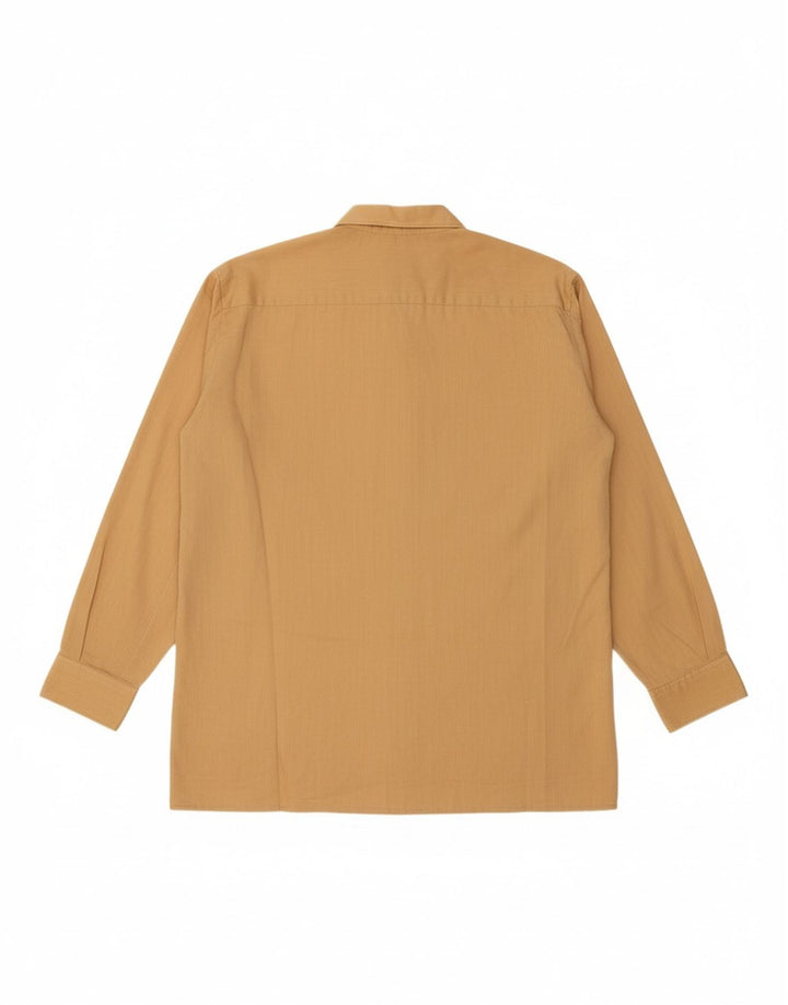 Camisa militar masculina VINTAGE bege médio