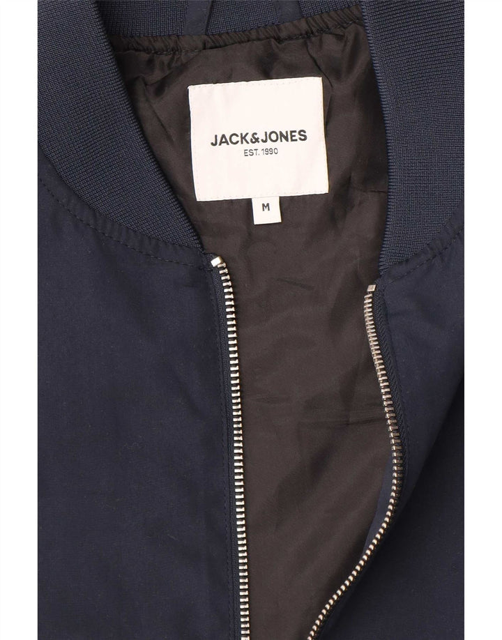 Jaqueta bomber masculina Jack & Jones UK 38 azul marinho médio