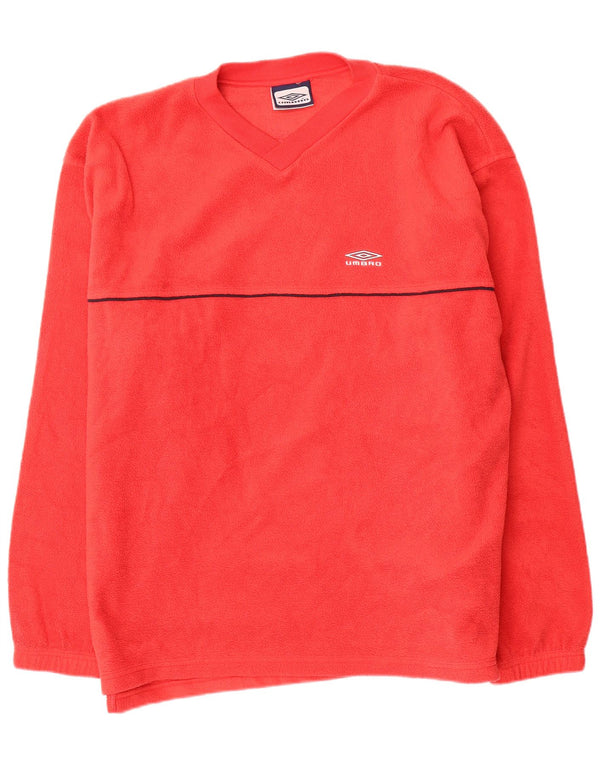 Suéter de lã masculino Umbro 2XL poliéster vermelho