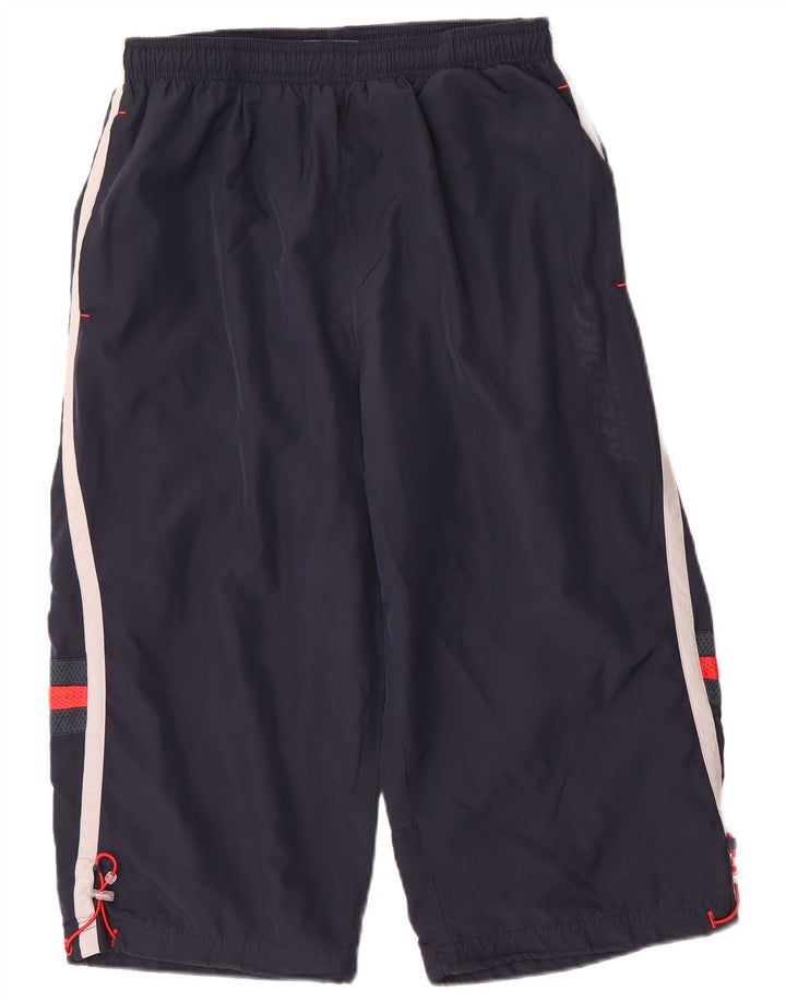 Bermuda masculina Reebok Sport Shorts médio azul marinho poliéster