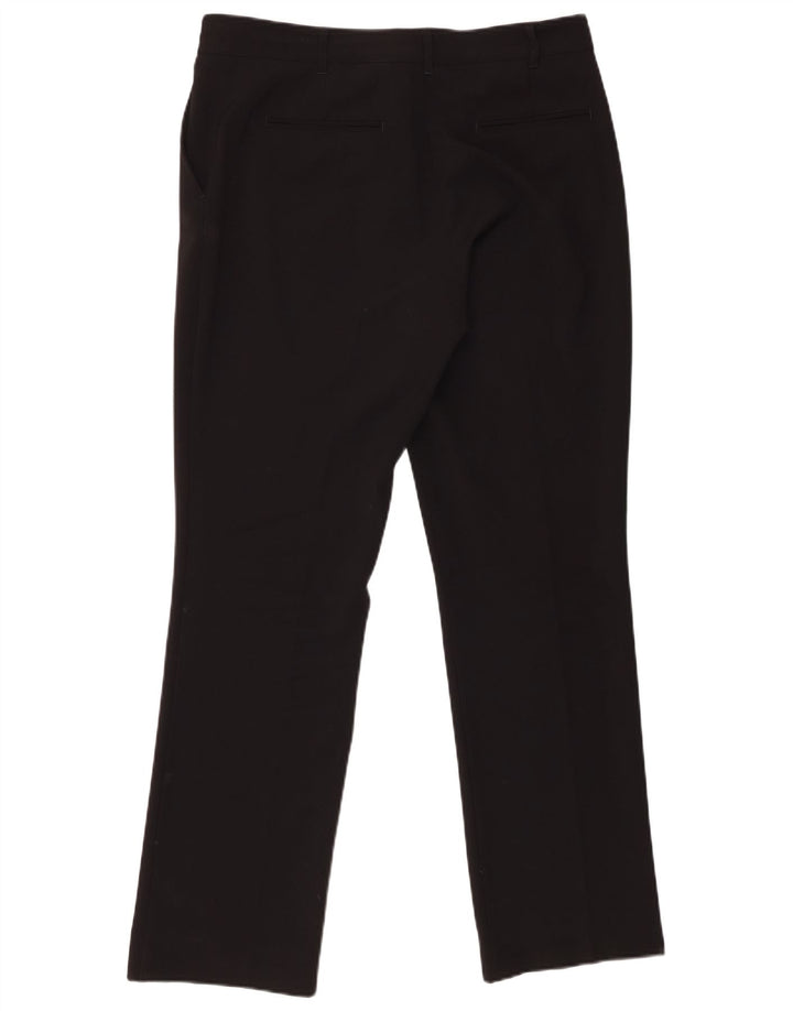 Calça chino reta feminina Max & Co. W32 L30 preta