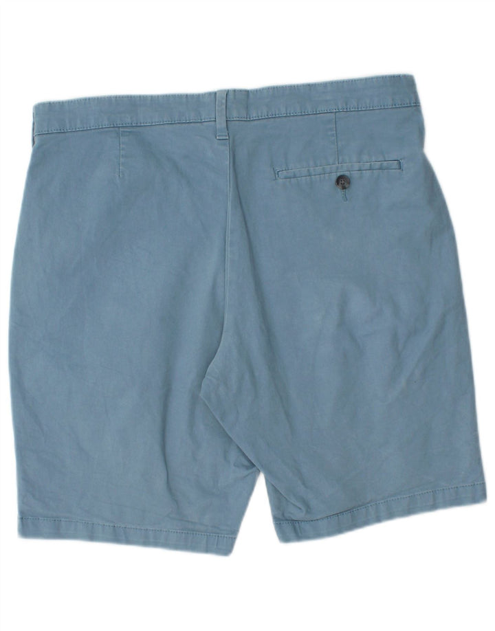 Shorts chino masculino Marks & Spencer W32 algodão azul médio