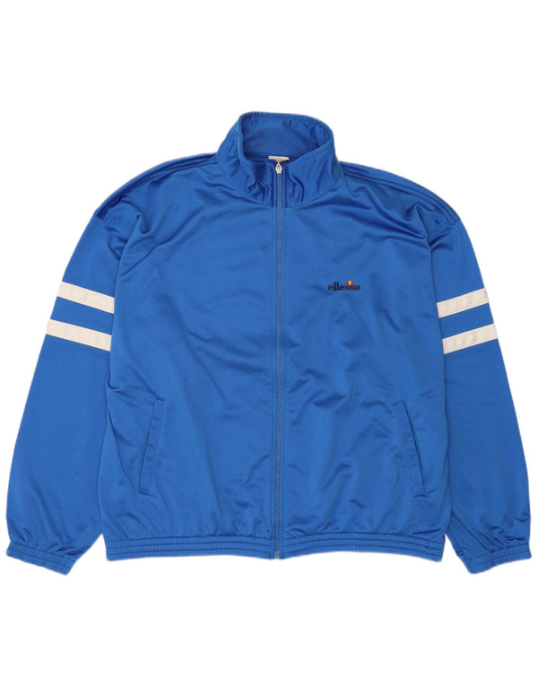 Ellesse Mens Treino Top Jacket XL Azul Colourblock Poliéster