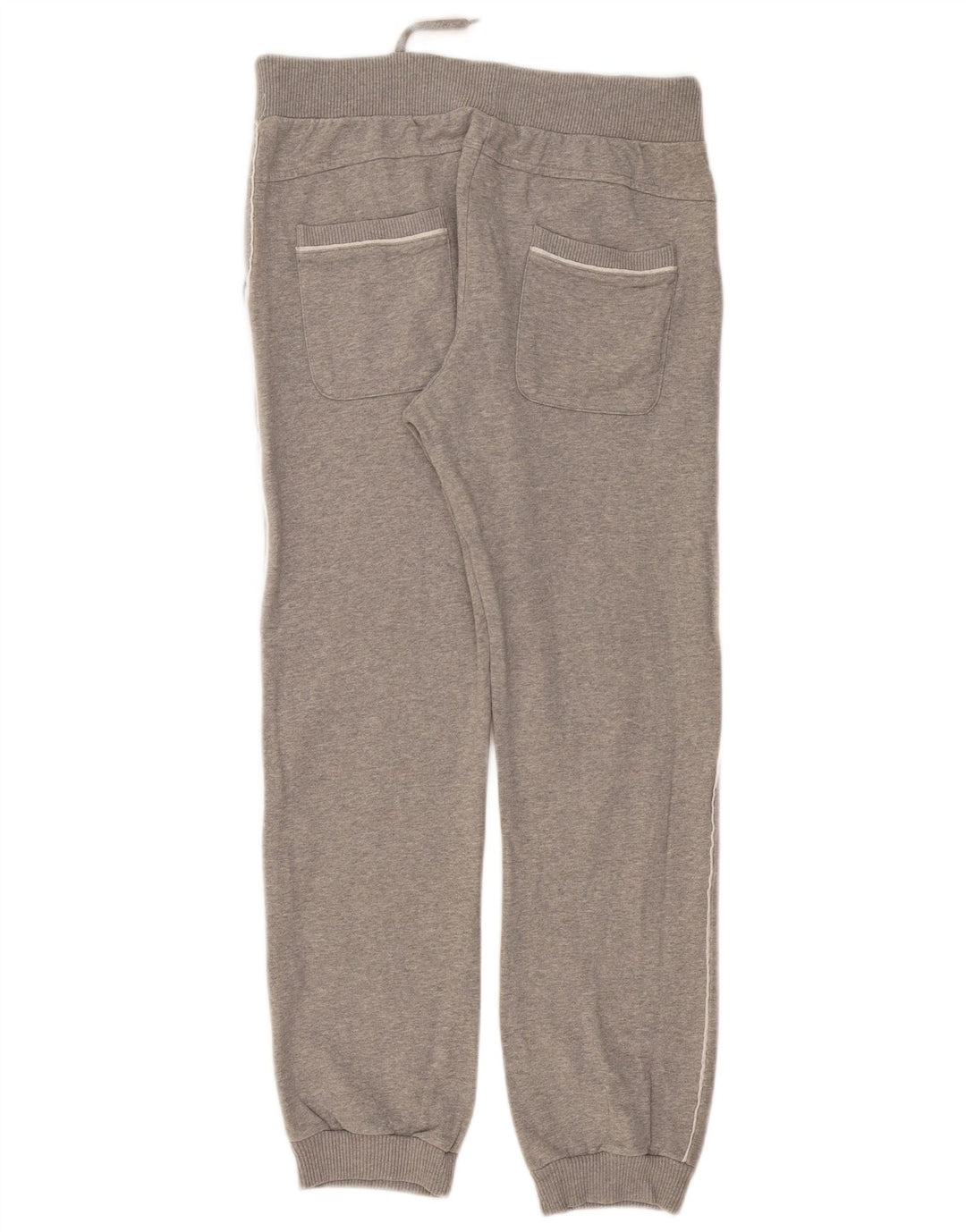 Calça esportiva masculina Champion com estampa gráfica e algodão manchado cinza médio