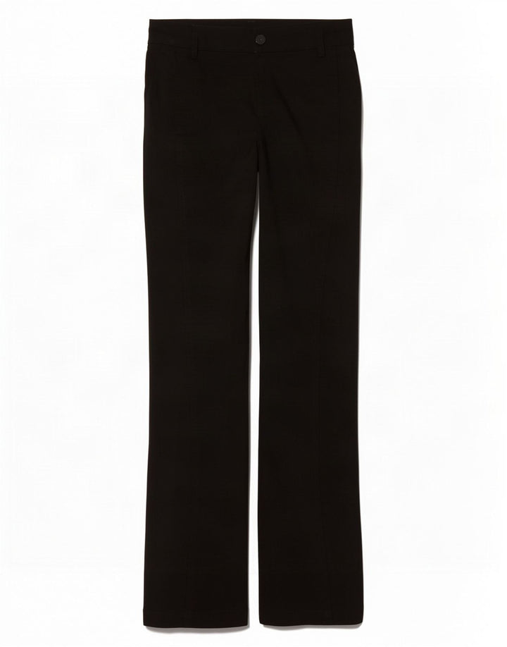 Zara Calça feminina casual bootcut pequena W26 L30 preta