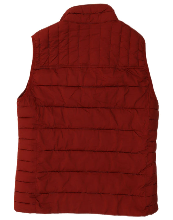 Joules Mens acolchoado Gilet UK 38 poliéster médio Borgonha