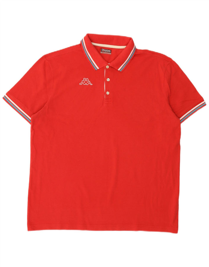 Camisa polo masculina Kappa 2XL algodão vermelho