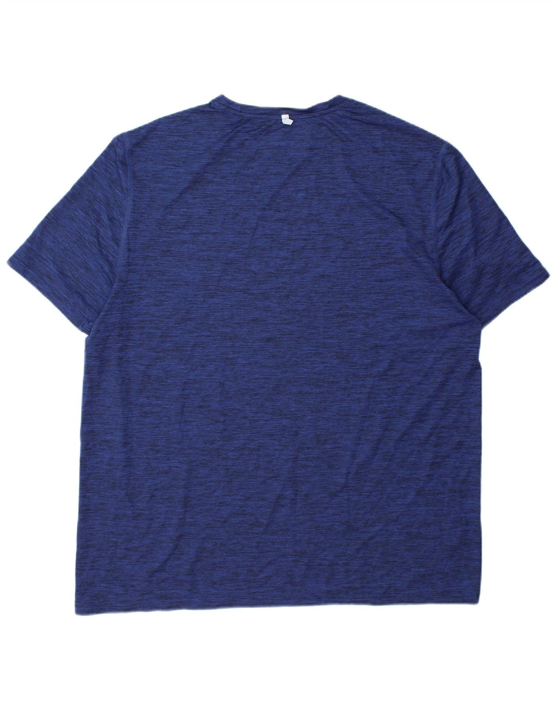 Camiseta masculina RUSSELL ATLÉTICA Dri-Power Reino Unido 46/48 XL azul marinho manchado