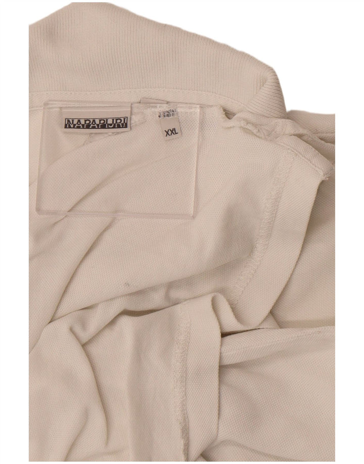 Camisa polo masculina Napapijri 2XL branca