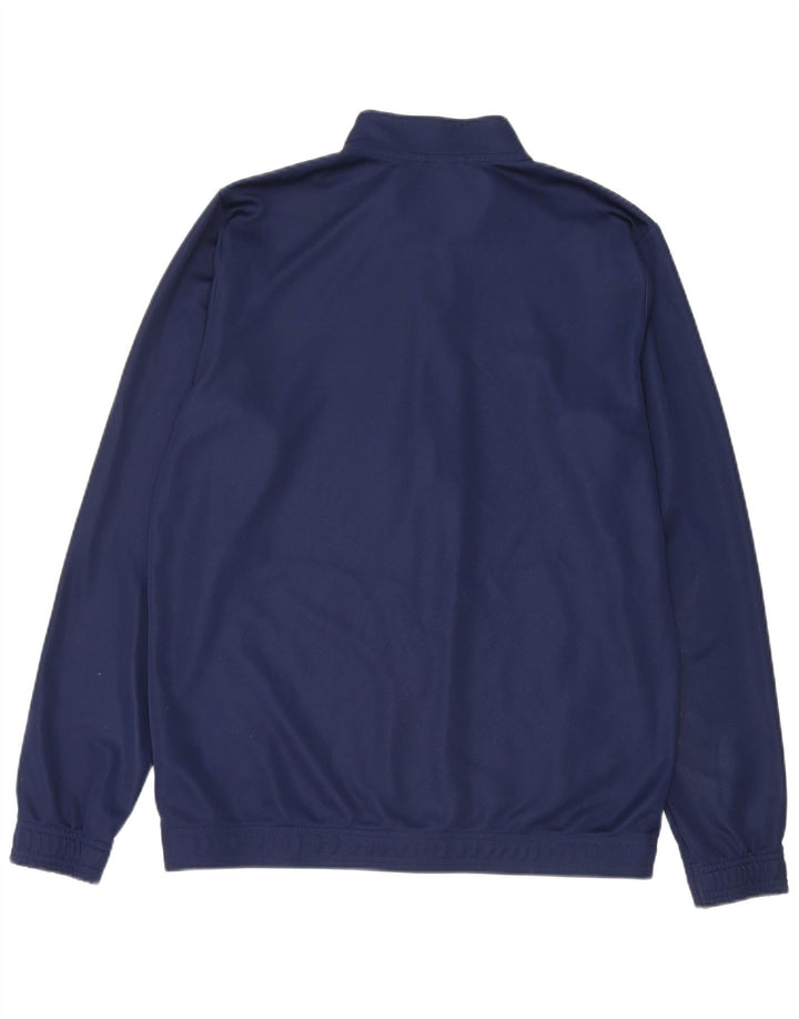 Adidas Mens Treino Top Jaqueta Grande Poliéster Azul Marinho