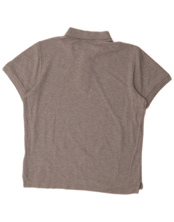 Camisa polo masculina NIKE grande algodão cinza