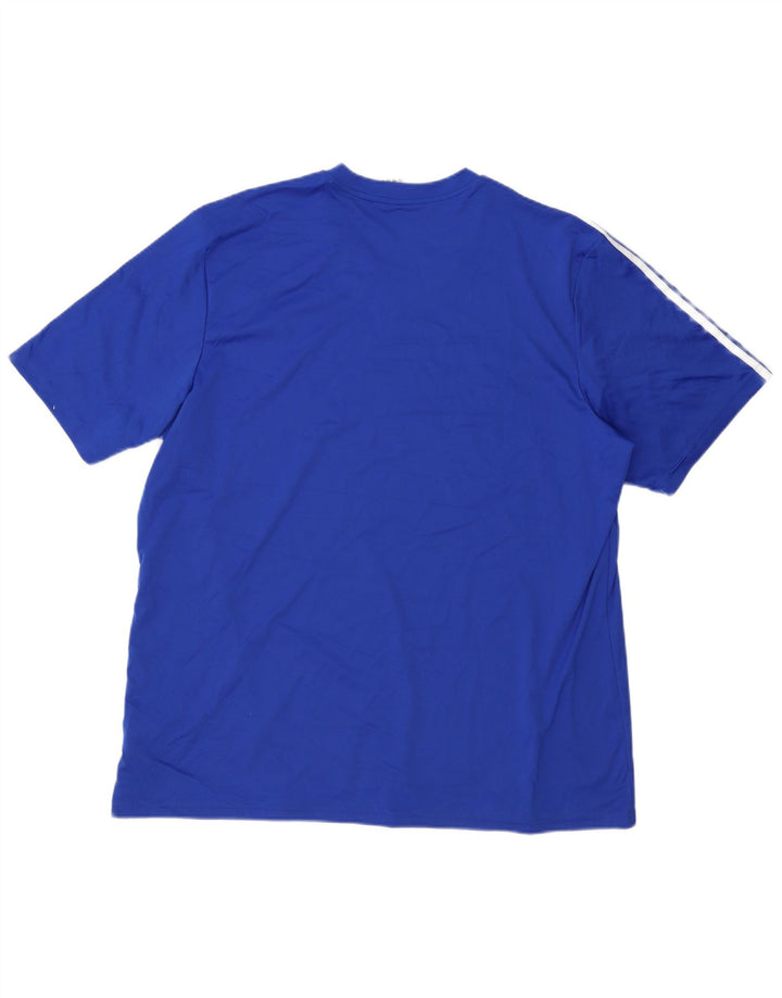 Camiseta Adidas Masculina Climalite Top 2XL Azul Poliéster