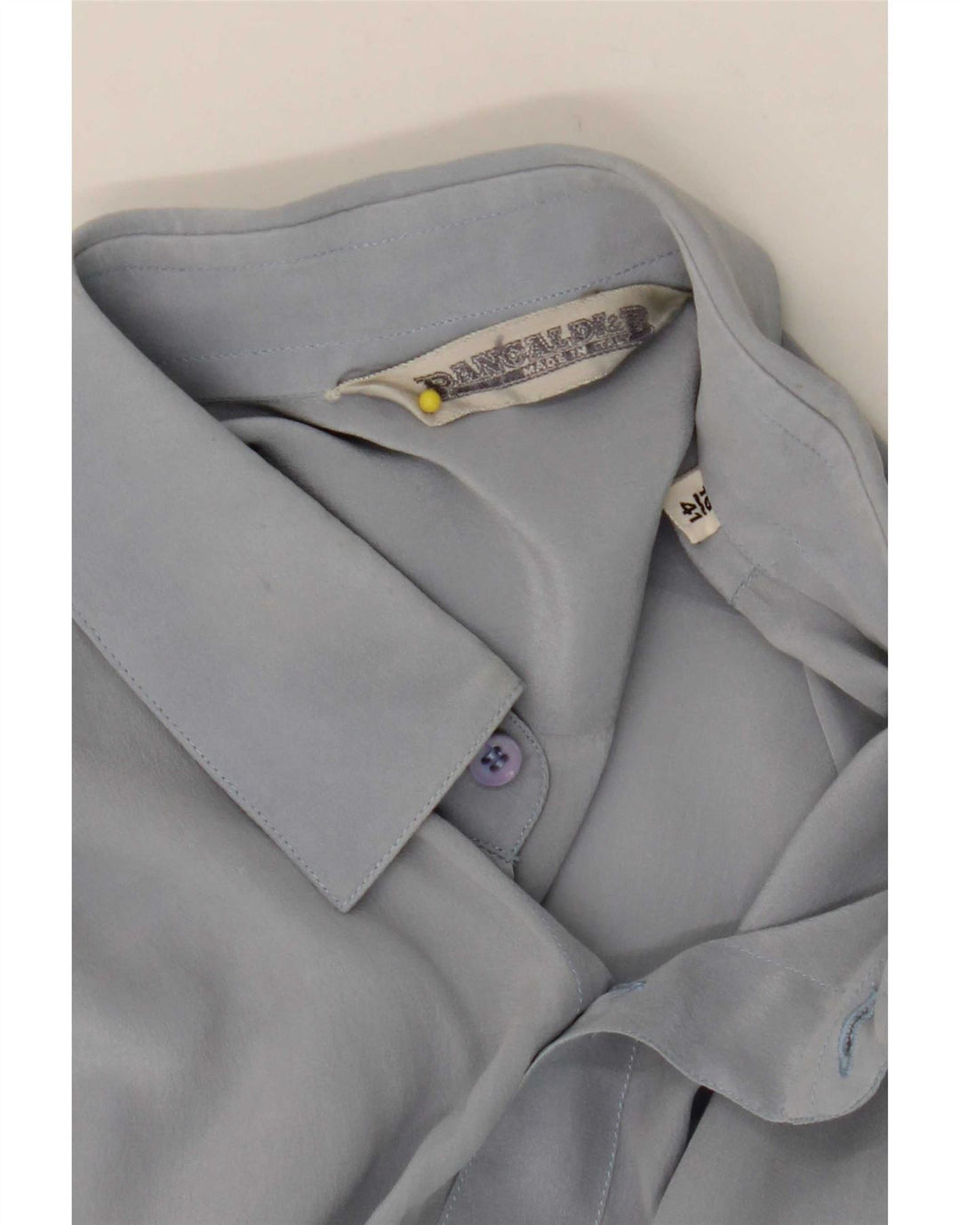 Camisa masculina Pancaldi & B tamanho 16 41 grande cinza
