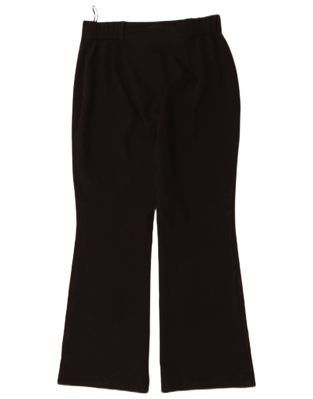 Calça casual feminina LIPSY Bootcut UK 12 médio W30 L30 poliéster preto