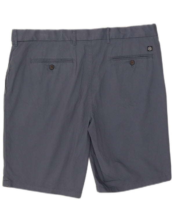 Shorts chino masculino Marks & Spencer W38 XL algodão azul
