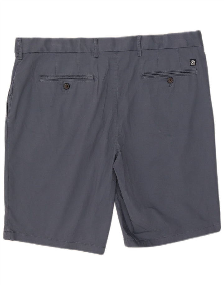 Shorts chino masculino Marks & Spencer W38 XL algodão azul