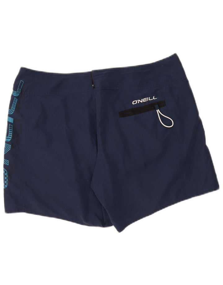 Shorts de natação masculino O'NEILL com estampa gráfica azul marinho médio poliéster