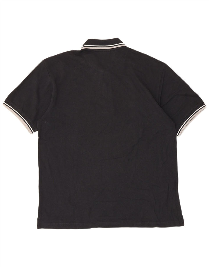 Camisa polo masculina Lotto grande preta