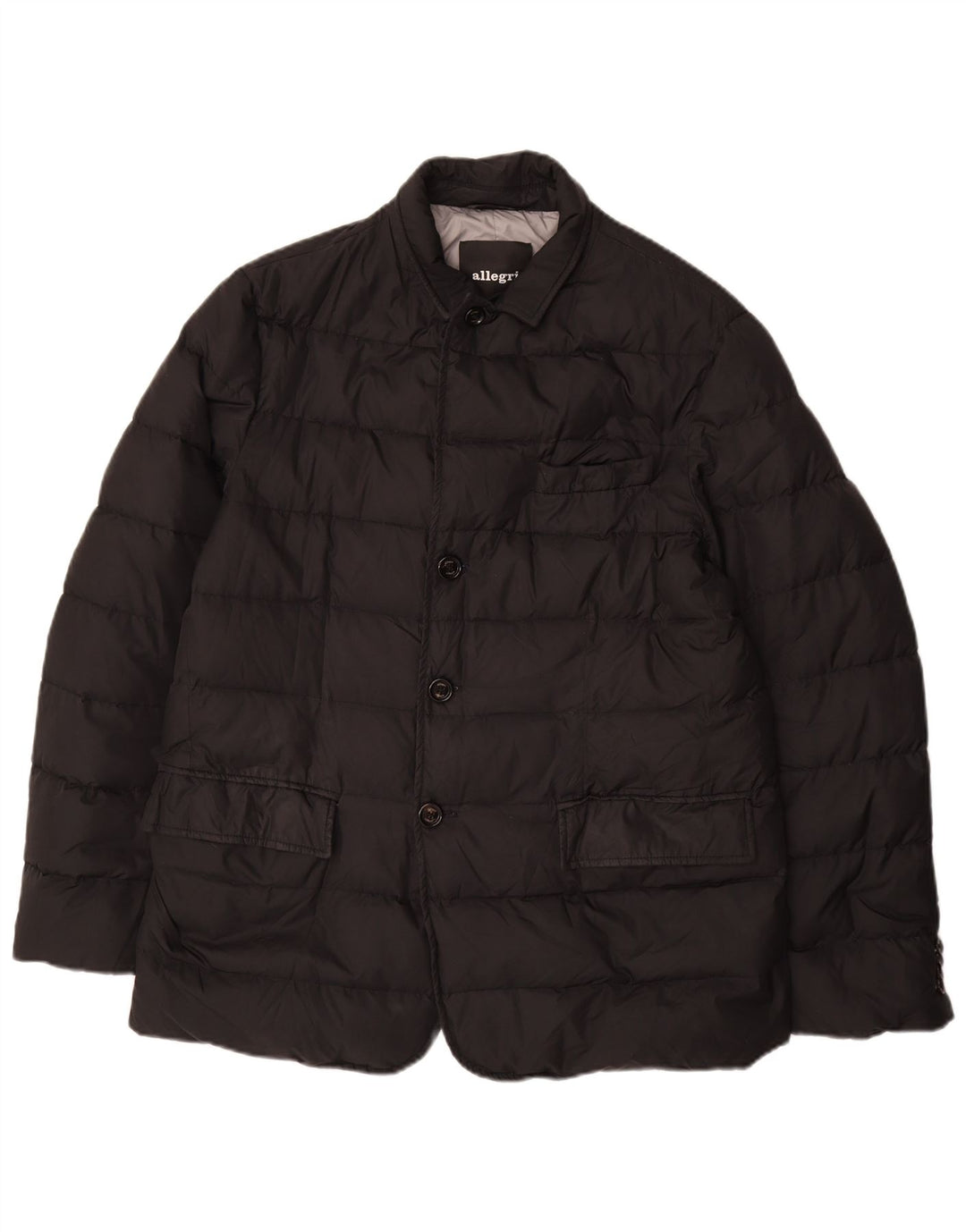 Jaqueta acolchoada masculina Allegri IT 54 2XL poliéster preto