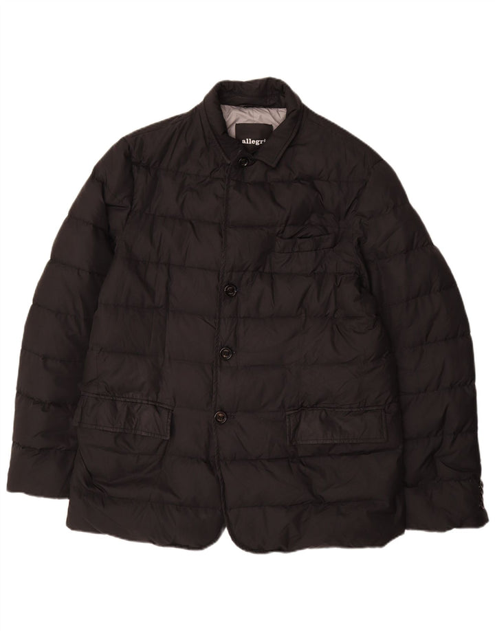Jaqueta acolchoada masculina Allegri IT 54 2XL poliéster preto