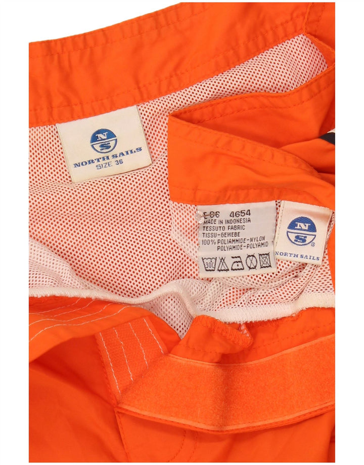 Shorts de natação masculino North Sails Graphic grande laranja poliamida